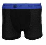 BOXER NOIR CINTURE IMPRIME *3