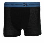 BOXER NOIR CINTURE IMPRIME *3